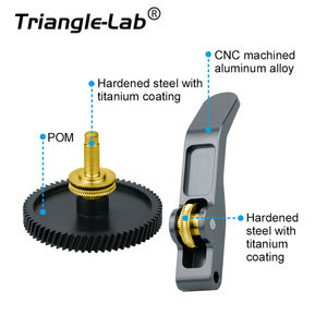 Engrenage d'extrudeur Trianglelab pour imprimante 3D BambuLab P1 X1 A1, haute précision, engrenage hélicoïdal en acier trempé nano-revêtu, neuf - Product Image 2