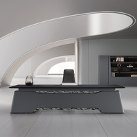 Bureau de direction en bois de luxe innovant, bureau de direction, table de bureau, bureaux de direction de luxe, table de bureau exécutive