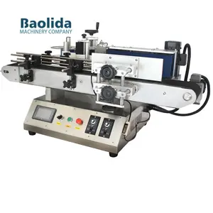 Automatic Tabletop Plastic Round Bottle Labeling and Capping Machine