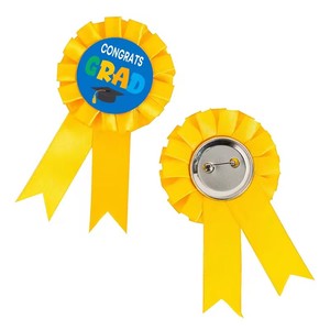 Badge ruban personnalisé HLC pour la remise des diplômes, bouton promotionnel pour les futurs papas, anniversaires et fêtes de mariage pour adultes - Product Image 3
