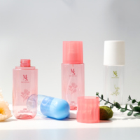 Bouteille pulvérisateur rose 250 ml en forme de capsule unique pour tonique de beauté, shampoing, soins capillaires et crème solaire
