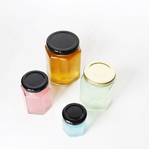 Lọ Thủy Tinh Dập Nổi <span class=keywords><strong>300ML</strong></span> 760ML Lọ Thủy Tinh Đựng Nước Sốt Gia Vị Lọ Thủy Tinh Lục Giác Nhà Sản Xuất - Product Image 3