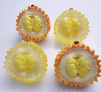 Matériaux pour la création de crèmes de fruits tridimensionnelles, crèmes de durian, fleurs pour épingles à cheveux et chaussures, pendentifs en résine pour diffusion en direct et objets de présentation