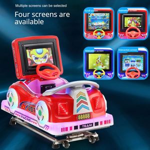 Machine de jeu d'arcade à monnayeur pour enfants avec écran MP5, balançoire intérieure et jeux de course, vente en gros - Product Image 3