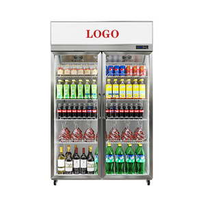 Impresionante vitrina de vidrio para bebidas refrigerador/refrigerador de exhibición de bebidas - Product Image 5