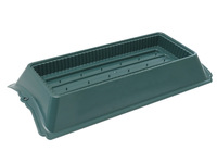 Vente en gros 18 "Deluxe cercueil selle plateau en plastique arrangement floral récipient en plastique pour le jardin