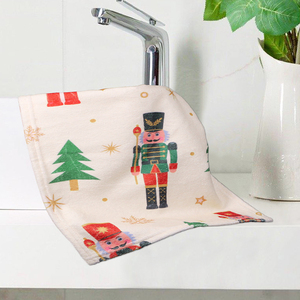 Discount Antimicrobial Thicken Custom Multi Animal Print White <b>Christmas</b> Tea <b>Towels</b> <b>Christmas</b> Cake Stove Design <b>Towel</b> Set - Product Image 4