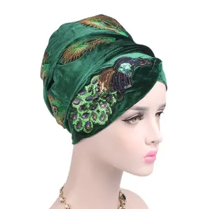 Высококачественные Модные женские аксессуары для волос головная повязка Тюрбан Хиджаб