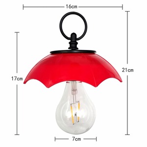 Nouvelle applique murale solaire extérieure solaire fil de tungstène Camping lumière rétro Portable Rechargeable tente atmosphère lumière - Product Image 6