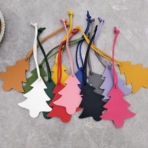Colorful PU Leather Christmas Tree <b>Bag</b> <b>Charms</b> Luggage Handbag Pendant Keychain Car <b>Bag</b> Accessories - Product Image 1