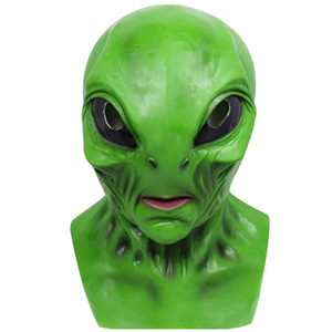 <span class=keywords><strong>Maschera</strong></span> aliena in lattice auricolare Halloween UFO terrore verde <span class=keywords><strong>maschera</strong></span> per feste decorazioni e costumi nuovo prodotto - Product Image 3