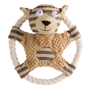 Bán Buôn Nhà Sản Xuất Không Thể Phá Hủy Plush Squeaky Chew Pet Dog Đồ Chơi - Product Image 2