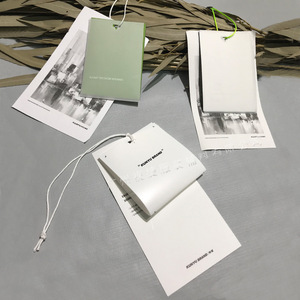 Customizable Half-Fold Soft <strong>Plastic</strong> Clothing <strong>Tags</strong> Eco-Friendly Personalized Luggage and Shoe/Hat <strong>Tags</strong> for Garments - Product Image 3