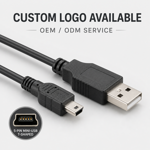 <span class=keywords><strong>Cavo</strong></span> <span class=keywords><strong>USB</strong></span> a 5 Pin a Forma di T, <span class=keywords><strong>Mini</strong></span> <span class=keywords><strong>USB</strong></span>, da <span class=keywords><strong>USB</strong></span> A a <span class=keywords><strong>Mini</strong></span> <span class=keywords><strong>USB</strong></span>, per Ricarica, con Logo del Marchio, Vendita Diretta all'Ingrosso - Product Image 1