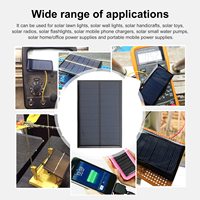 AISmartlink - Paneles Solares Micro de 5V 200mA Personalizados de Fábrica con Cable, Kit de Celdas Solares Fotovoltaicas de 110mmx60mm en Stock