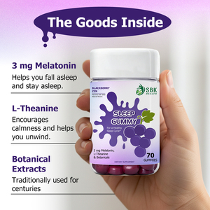 High Quality Sleep Gummies with Total Carbohydrate Faster Falling Asleep Longer Sleep Support Stay Sleep Longer Gummies - Product Image 4