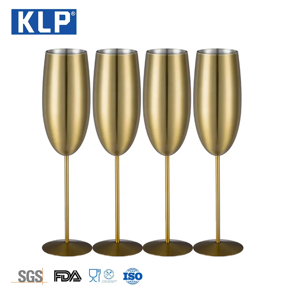 KLP sublimation blanks wine glasses champagne flutes home party Champagne glasses