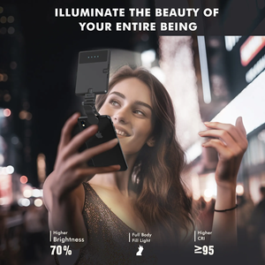 Lumière de selfie Selfie vidéo conférence en direct anneau lumineux Portable LED Compatible pour téléphone portable caméra d'ordinateur portable lumières de remplissage - Product Image 3