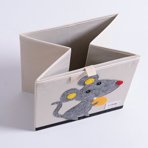 Caja plegable de almacenamiento de tela de animales, contenedor de almacenamiento de juguetes para guardería - Product Image 6