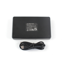 Nouveaux chargeurs standard européens améliorés LPEL, double fente USB-C, indicateur LED pour batterie d'appareil photo Canon LP-EL, chargeurs portables