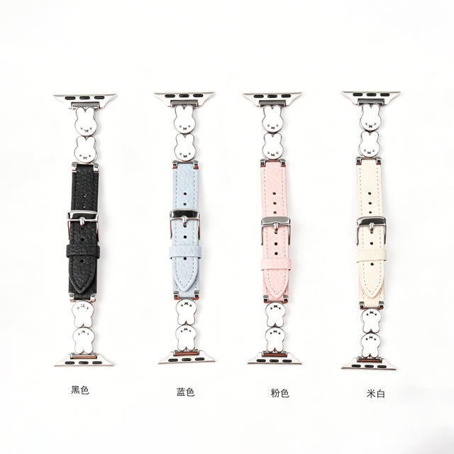 Summer New Lychee Texture Leather Band Compatible with Apple Watch Series 11 10 SE Hybrid Sports Wristband 41mm 45mm 46mm Strap