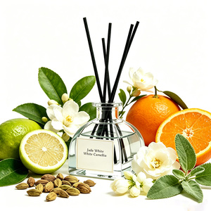 Difusor de Aromas Jade White Camellia, Producto Popular y Favorito de los Compradores Frecuentes, Venta al Por Mayor, Ecológico, Compatible con OEM y ODM - Product Image 1