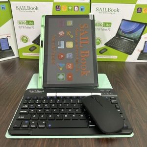 2025 nuovissimo SAILBOOK B30 <span class=keywords><strong>Lite</strong></span> AI <span class=keywords><strong>Tablet</strong></span> 10.1 pollici di alta qualità fondina rotante 360 grado BT tastiera Mouse 12GB memoria MTK - Product Image 3