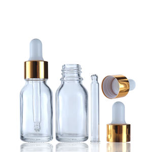 Botellas de Vidrio de 5ml, 10ml, 15ml, 20ml para Aceites Esenciales, Botella de Vidrio Transparente Personalizada con Gotero y Tapa - Product Image 3