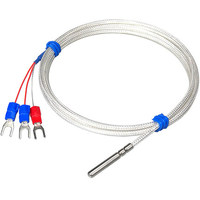 Sensor Suhu Oven Gas Thermocouple dengan Sambungan Ulir TC 1/4 1/8NPT OEM/ODM Dapat Disesuaikan Bahan Stainless Steel Bersertifikasi CE