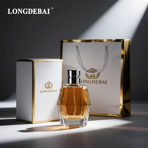 Nuevo Diseño 2026, Botella de Perfume de Vidrio Plateado Vacía de 100 ml con Logotipo Personalizado, Botella de Perfume Plana de Lujo Única con Tapa Metálica - Product Image 2