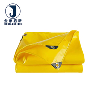 Bâche en PVC imperméable 500 g/m² anti-moisissure, bâche en vinyle robuste avec œillets pour ferme et bassin à poissons