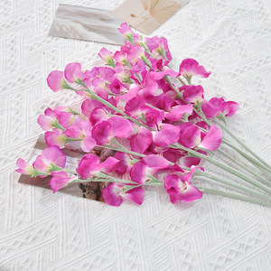 Ramo <span class=keywords><strong>de</strong></span> Flores <span class=keywords><strong>de</strong></span> Seda Artificiales Estilo Nórdico para Decoración del Hogar, Suave, 63 cm, para Sala <span class=keywords><strong>de</strong></span> Estar, Decoración <span class=keywords><strong>de</strong></span> Bodas, <span class=keywords><strong>Fotografía</strong></span> Floral - Product Image 2