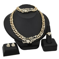Nouvel Arrivage 2025 Livraison Rapide en Gros Ensemble Collier et Bijoux Xoxo Plaqué Or Véritable 18K Style Africain de Dubaï pour Femme