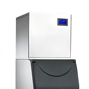 Máquina de Hielo en Cubos Comercial, Producción Diaria de 130 kg, Almacenamiento de 45 kg, Acero Inoxidable, Enfriamiento por Aire, Llenado Automático, para Tiendas de Té con Leche, Alta Capacidad - Product Image 6