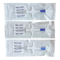 Microchip en plastique BLUEWORTH pour chats et chiens, implant RFID LF avec seringue, puce EM4305, norme FDX-B, 134,2 kHz, certifié ICAR