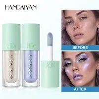 Fard à paupières liquide, texture boueuse, nacré, finement scintillant, illuminateur, imperméable, longue tenue, éclaircissant, maquillage pour les yeux, 4,6 ml