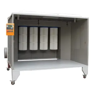 Spray Booth Recycle Pulver Beschichtung Kammer Mit Polyester Filter