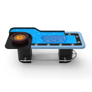 Роскошная профессиональная игровая рулетка для казино, качественный стол для покера, 22 дюйма, колесный стол со стальной педалью