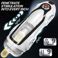 Bluetooth Super Racing Plane Herren-Masturbator, Vollautomatisch, Beheizbar, Wasserdicht, Simulations-Masturbationshilfe für Männer