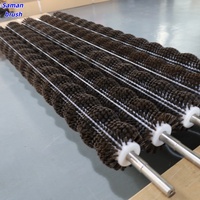 20-jarige fabrieksleverancier industriële nylon rolborstel voor groentewas, groothandelsprijs