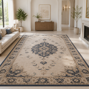 <span class=keywords><strong>Tapis</strong></span> persan de luxe Taiyi noué à la main, 100 % laine, style vintage iranien, sur mesure pour villa, salon, chambre et hôtel - Product Image 1