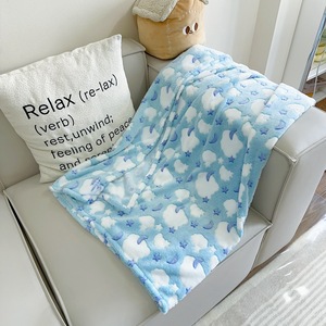 Cartone animato coperta di flanella per i bambini 100% poliestere monostrato Design sottile asilo regalo per l'estate - Product Image 1