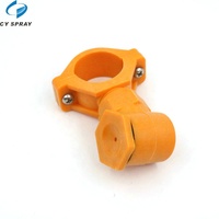 Collier de serrage pour tuyau en plastique 1 "3/4" à connexion rapide Pince à oeillet simple pour cône creux Buse de traitement de surface pour le refroidissement