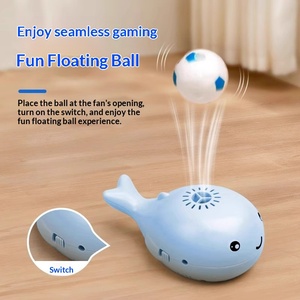 ของเล่นแมวแบบลูกบอลลอยได้ ยี่ห้อ Whale Electric พร้อมพัดลมพกพาแบบ USB ของเล่นแมวแบบโต้ตอบได้พร้อมลูกบอลลอยน้ำ - Product Image 3