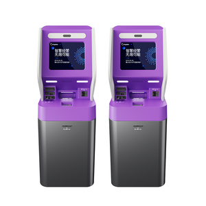 Terminal de dépôt et de retrait d'espèces en libre-service bancaire multifonctionnel avec écran tactile LCD TFT 19 pouces en métal, système Android, scanner de passeport - Product Image 3