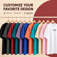 T-shirt en coton 500 g/m² personnalisé avec logo, couleur unie, manches courtes, taille plus, décontracté, unisexe, confortable, surdimensionné