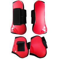 Ensemble de vente d'usine de bottes de tendon de cheval Fetlock et gardes avant ouvertes pour la couverture de jambe de Protection de cheval de saut