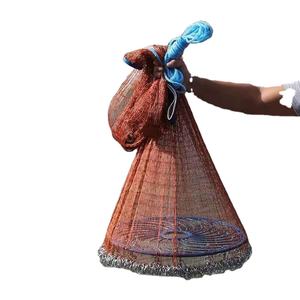 Filet de pêche Frisbee de haute qualité de 6 pieds facile à jeter en Nylon multifil Chine usine directe <span class=keywords><strong>moins</strong></span> <span class=keywords><strong>cher</strong></span> avec Type Double nœud - Product Image 1