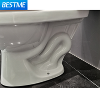 Usine directe céramique sanitaire Suite Wc lavage main piédestal bassin ensemble évier S-trap salle de bain toilette et bassin combinaison