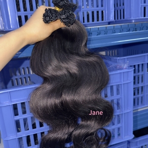 Extensioni di Capelli Umani Vergini Non Trattati Indiani e Cambogiani di Alta Qualità, con Cheratina, Ondulati, Lisci e con Punta a K - In Offerta - Product Image 6